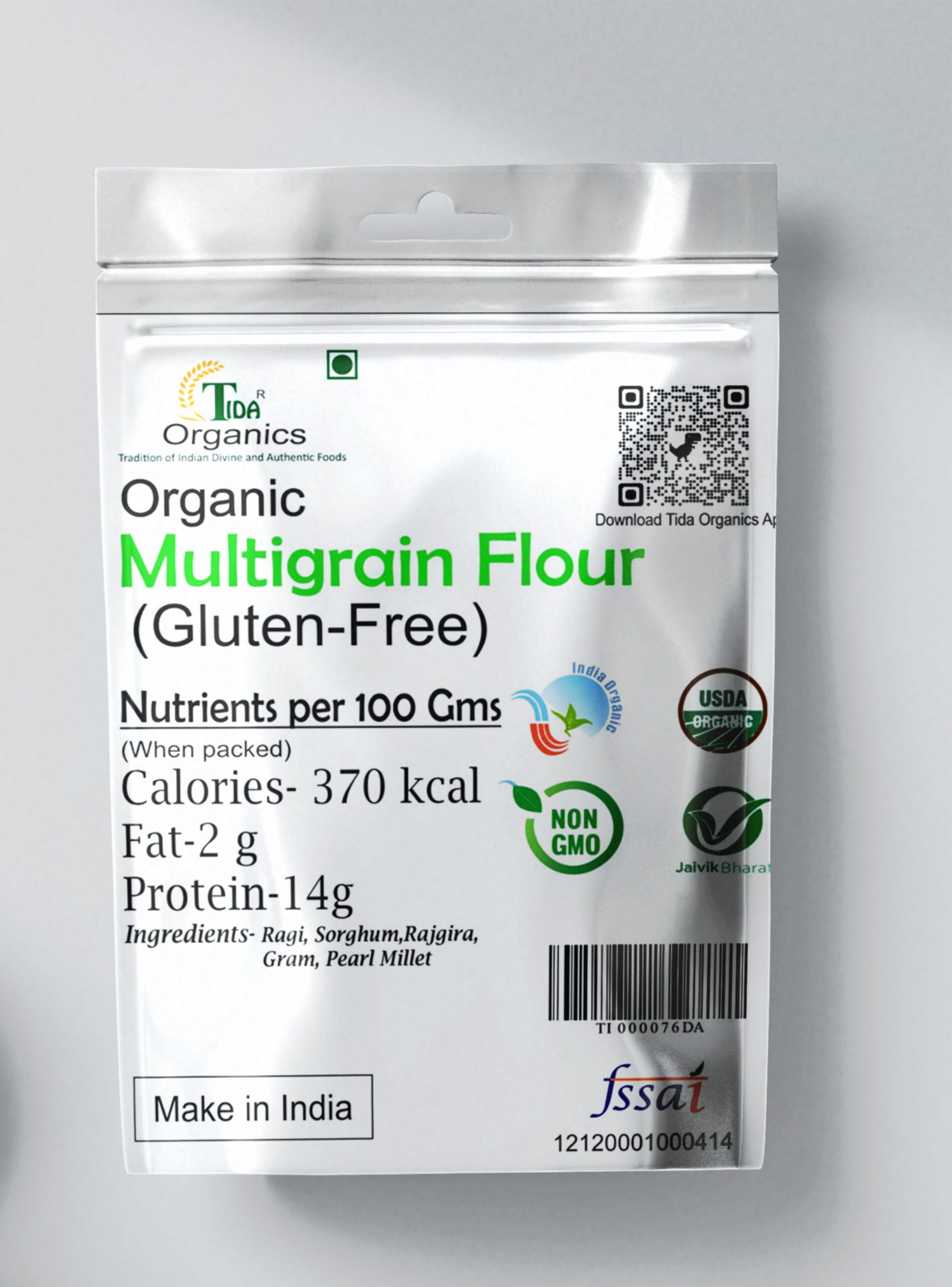 Organic Multigrain Gluten Free Flour 1Kg - Image 2