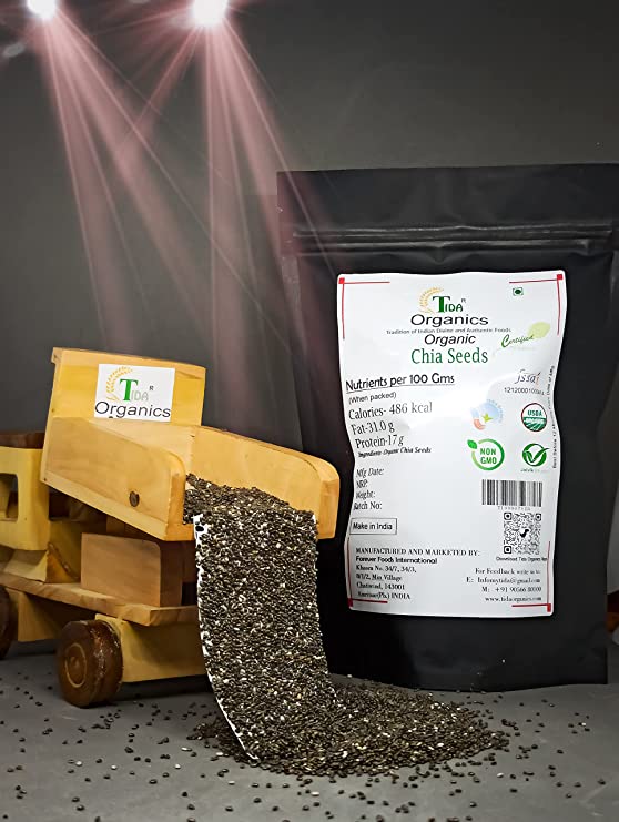 Organic Raw Unroasted Chia Seed 1Kg - Image 4